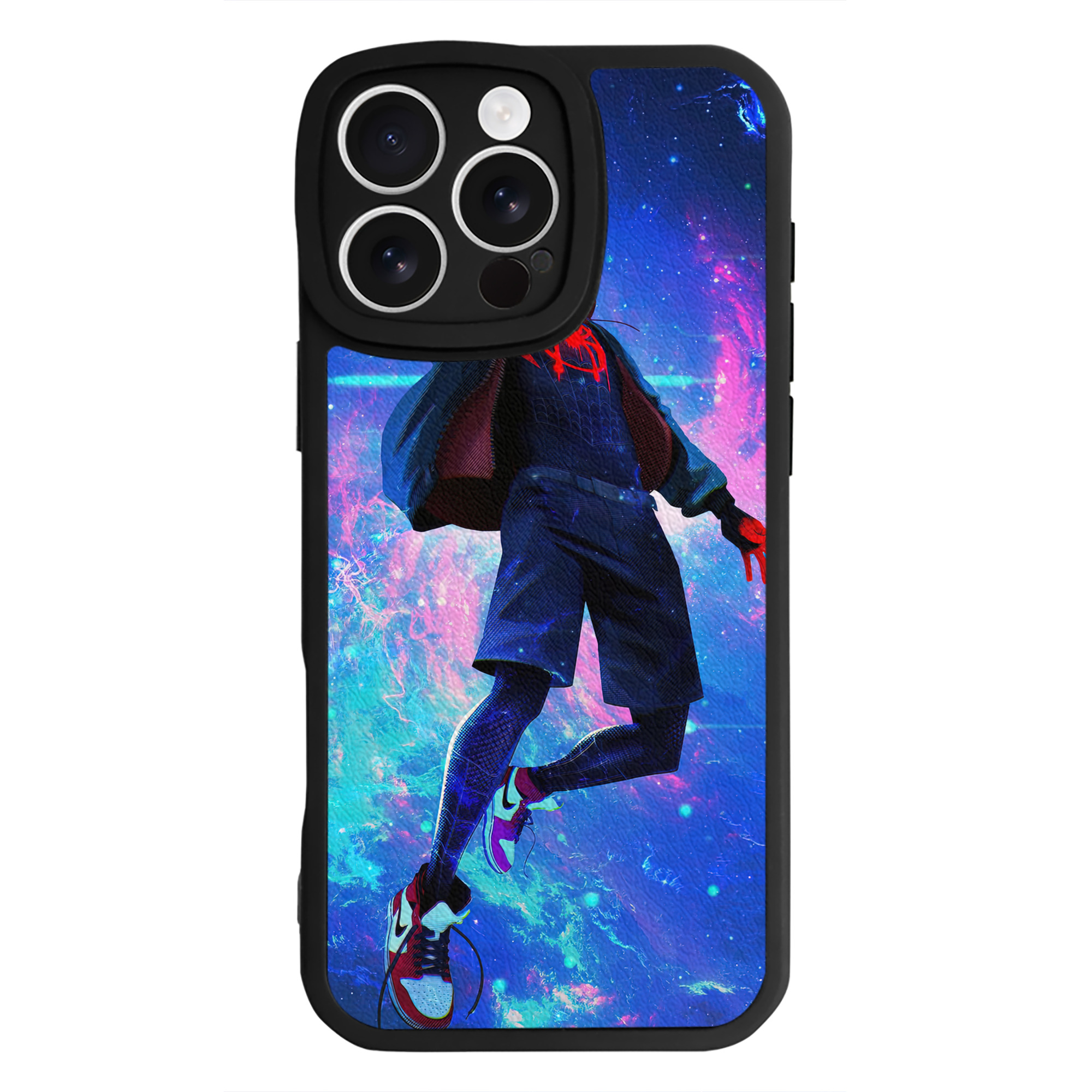 Spider Man スパイダーマン 【iPhone 16シリーズ対応】シリコンスマホケース（レザー調） 材質：シリコン